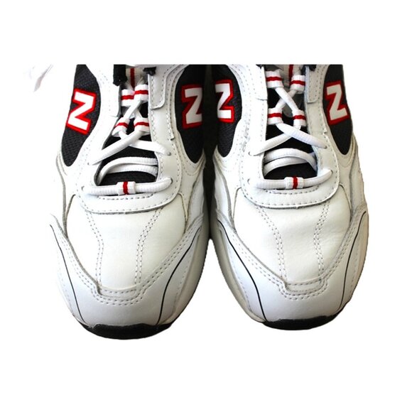 NEW BALANCE 452 Retro Chunky Streetwear Sneakers White/Black/Red - Unisex M9/W11 - Picture 5 of 11